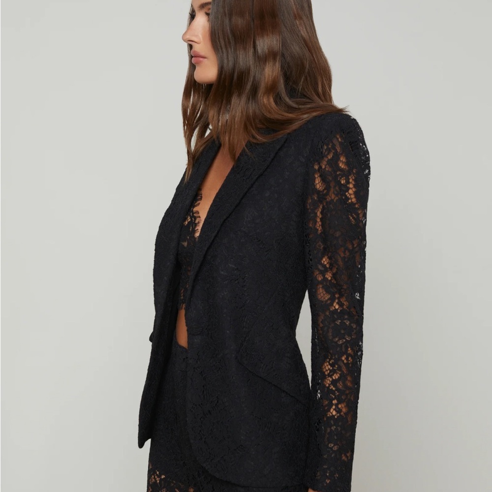 L’agance Black Lace Women's blazer